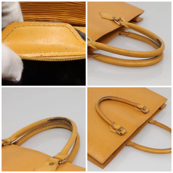 LOUIS VUITTON Epi Sac Plat Hand Bag Yellow M52079 LV Auth 121570 - Picture 16 of 16